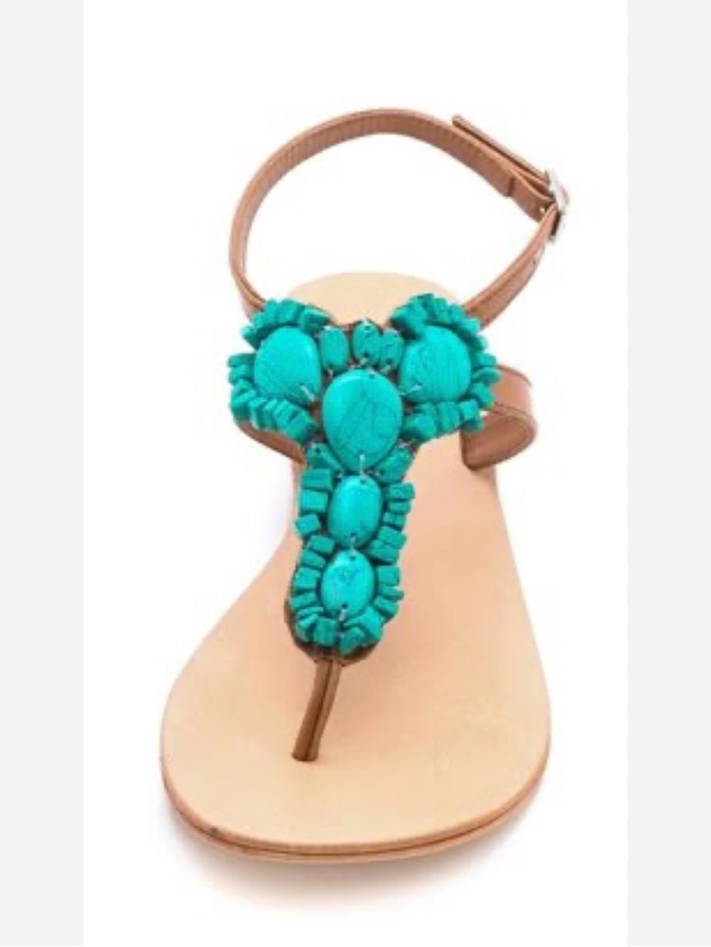 Antik Batik turquoise stone sandal